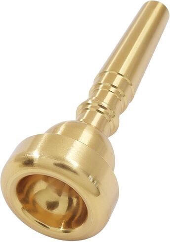 1 Pack 5C Gold Plated Trumpet Mouthpiece, Metal Trumpet Mouthpiece, Compatible Trumpet Accessories for Beginners and Professionals in Kuwait