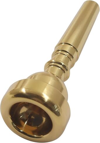 1 Pack 5C Gold Plated Trumpet Mouthpiece, Metal Trumpet Mouthpiece, Compatible Trumpet Accessories for Beginners and Professionals in Saudi Arabia