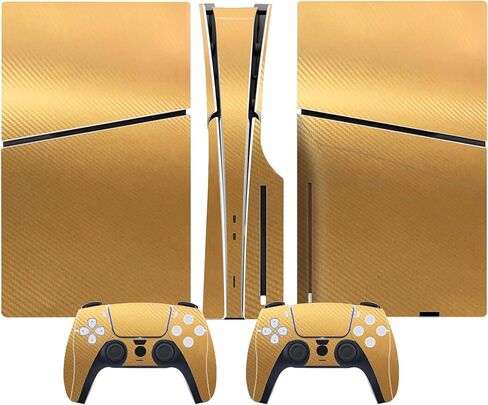 Skin Sticker Compatible with PS5 Slim Console and Controller, Vinyl Decal Protective Sea Wave Design Cover Wrap for Disc Edition in Kuwait