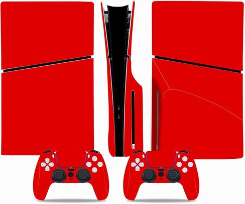 Skin Sticker Compatible with PS5 Slim Console and Controller, Vinyl Decal Protective Sea Wave Design Cover Wrap for Disc Edition in Kuwait