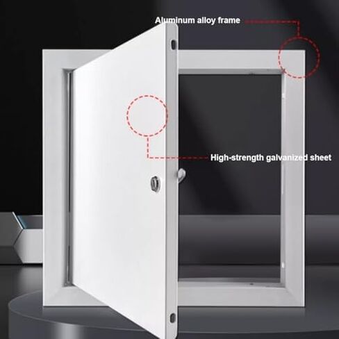 Metal Access Panel 22x22 Lockable Cam Latch Galvanized Steel Door for Indoor/Outdoor Use in Saudi Arabia