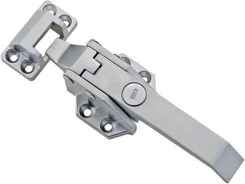 مقبض من سبائك الزنك للمستودع المبرد، باب مقصورة الشاحنة الباردة، محكم الغلق للخدمة الشاقة (مكشوف بدون قفل) in Kuwait