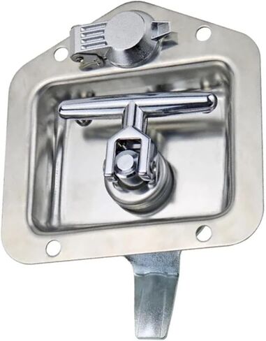 قفل لوحة من الفولاذ المقاوم للصدأ على شكل حرف T، باب صندوق أدوات حاوية السفن الكهربائية الصناعية (Macropore-ZDC) in Kuwait