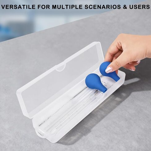 Artcome 5PC Glass Dropper Set - Pipettes Graduated Lab Dropper - 2x10ml Graduated Droppers, 2x20cm Glass Stir Rods with Washing Brush -Ideal for Essential Oils, Lab Use, Liquid Transfer in Kuwait