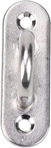 Pad Eye Hook 6Pcs 5mm Eye Plate Oblong Pad Staple Ring Hook Hardware Boating Equipment in Kuwait