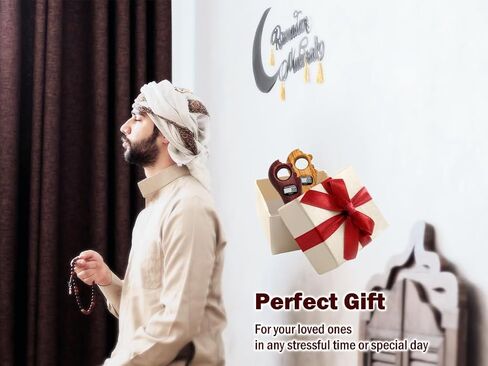 2 Pieces Digital Beads Counter, Portable Prayer Beads Counter, Prayer Digital Tasbih, for Meditation, Relaxation, Active Fingers, Prayer Islamic Tasbih Muslim in Kuwait