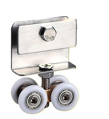 4pcs Glass Door Sliding Rollers Bathroom Pulley Door Caster 4 Wheels Hanging Door Hardware Sliding Wheels in Saudi Arabia