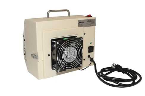 Portable Opti Workstation Cabinet - Large Viewing Window, For Laboratory Tools Sandblasting Machines, Air Blast Equipment, without Suction, 120 V AC, 11 x 8.5 x 12 Inches, 14 lbs in Kuwait