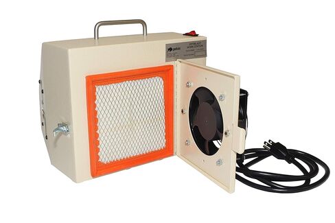 Portable Opti Workstation Cabinet - Large Viewing Window, For Laboratory Tools Sandblasting Machines, Air Blast Equipment, without Suction, 120 V AC, 11 x 8.5 x 12 Inches, 14 lbs in Kuwait