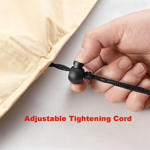 Arcade Basketball Game Cover Waterproof Home Dual Shot Electronic Basketball Arcade Hoop Game Covers for Indoor Outdoor 51x40x80.5in Beige in Kuwait