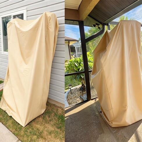 Arcade Basketball Game Cover Waterproof Home Dual Shot Electronic Basketball Arcade Hoop Game Covers for Indoor Outdoor 51x40x80.5in Beige in Kuwait