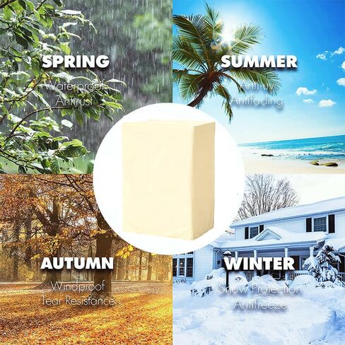 Arcade Basketball Game Cover Waterproof Home Dual Shot Electronic Basketball Arcade Hoop Game Covers for Indoor Outdoor 51x40x80.5in Beige in Kuwait