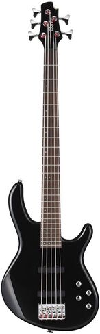 Cort ACTIONBASSVPLUSBK Action Bass V Plus 5 String Guitar, Black in Saudi Arabia