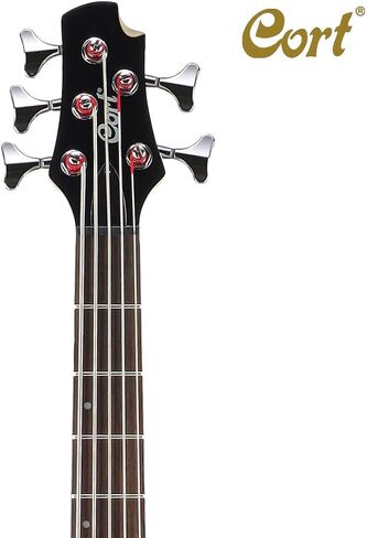 Cort ACTIONBASSVPLUSBK Action Bass V Plus 5 String Guitar, Black in Saudi Arabia