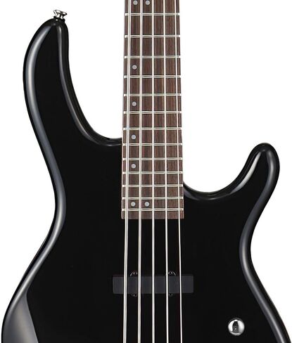 Cort ACTIONBASSVPLUSBK Action Bass V Plus 5 String Guitar, Black in Saudi Arabia