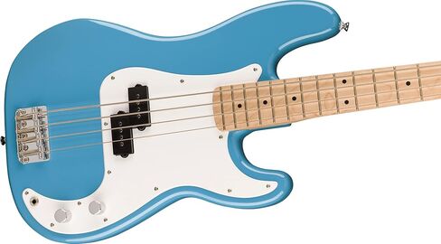 Fender Squier Sonic Precision Bass Guitar - California Blue Bundle with Amplifier, Cable, Tuner, Strap, and Austin Bazaar Instructional DVD in Saudi Arabia