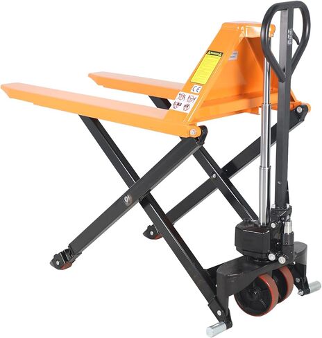 رافعة البليت اليدوية من APOLLOLIFT، شاحنات البليت المقصية، سعة رفع البليت 2200 رطل، 45 بوصة طول × 27 عرض، شوكة 3.3 بوصة ارتفاع مرفوع 31.5 بوصة، مناسبة للمنصات السفلية المفتوحة in Kuwait