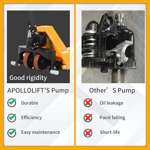 رافعة البليت اليدوية من APOLLOLIFT، شاحنات البليت المقصية، سعة رفع البليت 2200 رطل، 45 بوصة طول × 27 عرض، شوكة 3.3 بوصة ارتفاع مرفوع 31.5 بوصة، مناسبة للمنصات السفلية المفتوحة in Kuwait