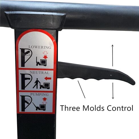 3300 رطل. الغطاء، 27 بوصة × 45 بوصة، ارتفاع الرفع: 3-1/2 بوصة إلى 31-1/2 بوصة، رافعات يدوية عالية الرفع لأدوات التعامل مع ألواح التحميل/أحادية الجانب in Kuwait