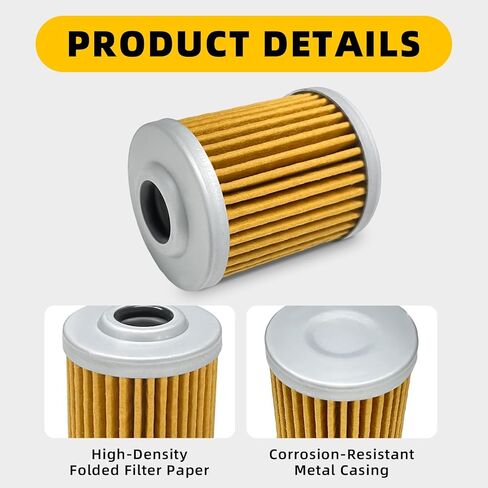 16901-ZY3-003 Fuel Filter Compatible with Honda BF115 BF130 BF135 BF150 BF175 BF200 BF225, Replaces 18-79909 (2 PCS) in Kuwait
