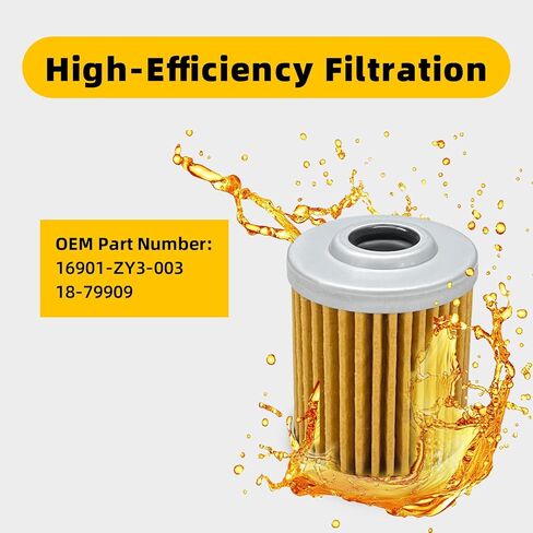 16901-ZY3-003 Fuel Filter Compatible with Honda BF115 BF130 BF135 BF150 BF175 BF200 BF225, Replaces 18-79909 (2 PCS) in Kuwait