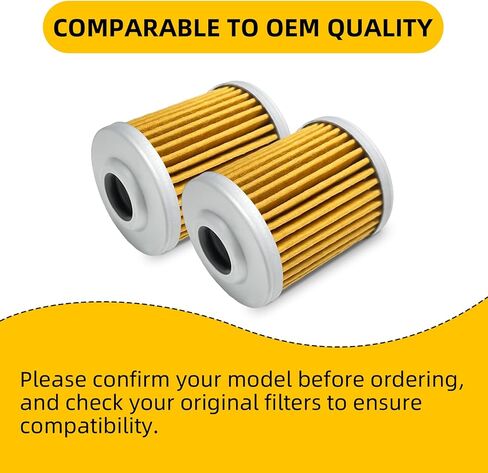 16901-ZY3-003 Fuel Filter Compatible with Honda BF115 BF130 BF135 BF150 BF175 BF200 BF225, Replaces 18-79909 (2 PCS) in Kuwait