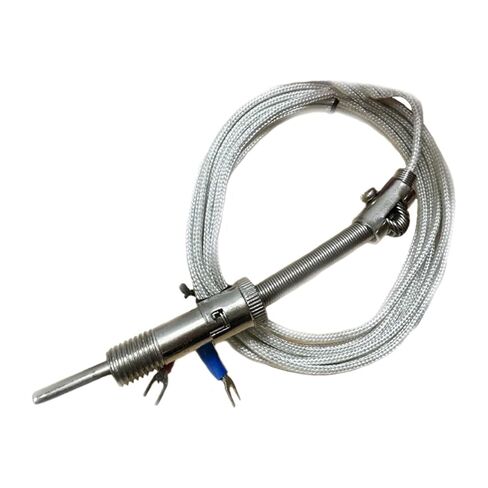 WRNT-01 Bayonet M12 K J Type 1m 2m 3m 4m 5m Compression Spring Thermocouple Temperature Sensor for Temperature Controller(M12 K Type 5m) in Kuwait