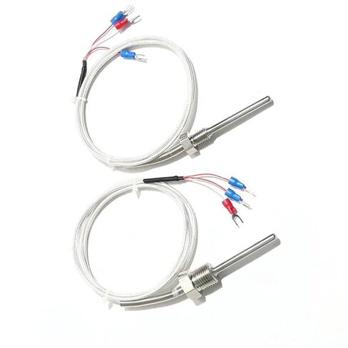 WZP-291 PT100 مستشعر درجة الحرارة الحرارية M6/M8/M12 موضوع المقاومة الحرارية 5*50 مللي متر 1 قطعة (5x50 مللي متر ZG1 4 1 متر) in Kuwait