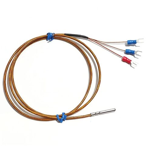 PT100 Temperature Sensor 4 * 30mm Probe 350°C Cable Length 0.5–5m 1Pcs(5M) in Saudi Arabia