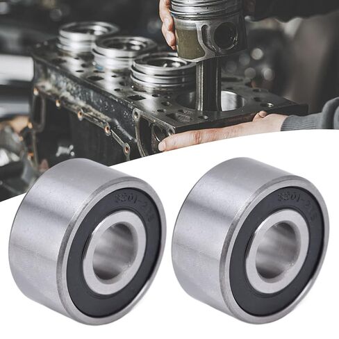 YWBL-WH Double Row Ball Bearing, High Speed Angular Contact, 3201-2RS, 2 Pack, High Carbon Bearing Steel, for Agricultural Machinery in Saudi Arabia