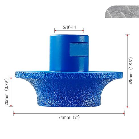 عجلات تشذيب ماسية عجلات تشذيب فرنسية للرخام والجرانيت والبلاط وتشذيب الحجر ومطاحن زاوية التركيب 5/8-11 ملحقات الأدوات in Kuwait