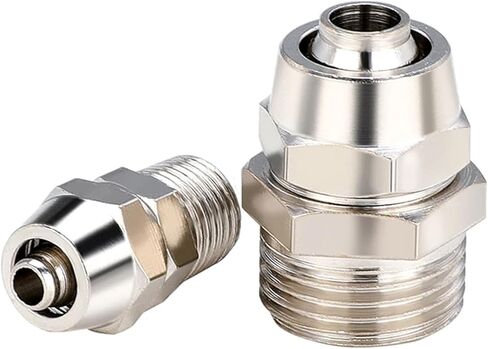تركيبات تعمل بالهواء المضغوط PC 4-M5 4 6 8 10 12 14 16 مللي متر موضوع M5 موصلات خرطوم أنبوب سريع 1 قطعة (KLPC4) in Saudi Arabia