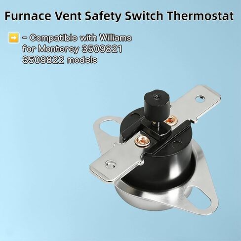 (عبوة من قطعتين) P322055 مفتاح أمان لتنفيس الفرن، منظم الحرارة يناسب أنظمة ويليامز HVAC in Kuwait