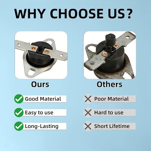 (عبوة من قطعتين) P322055 مفتاح أمان لتنفيس الفرن، منظم الحرارة يناسب أنظمة ويليامز HVAC in Kuwait