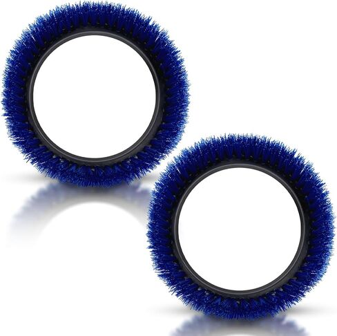 2 Pack 237058 Blue Crimped Polypropylene Scrub Orbiter Brush Replacement for Oreck Commercial ORB550MC, ORB600MW and ORB700MC Orbiter Floor Machines, for Bissell BGEM9000 in Kuwait