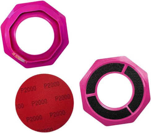 Universal Sanding Pad Holder, Surface Ball Stand, Ball Base, Holder Accessory Made of PP for Maintenance, Pink in Kuwait