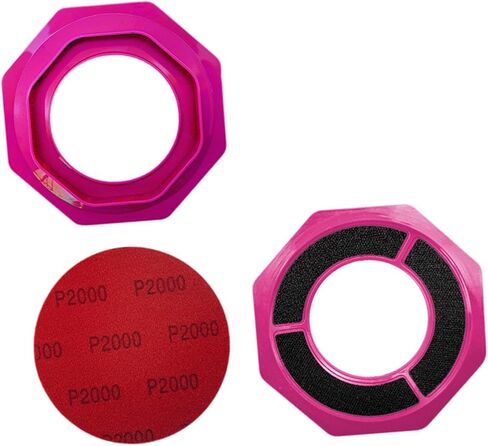 Universal Sanding Pad Holder, Surface Ball Stand, Ball Base, Holder Accessory Made of PP for Maintenance, Pink in Kuwait