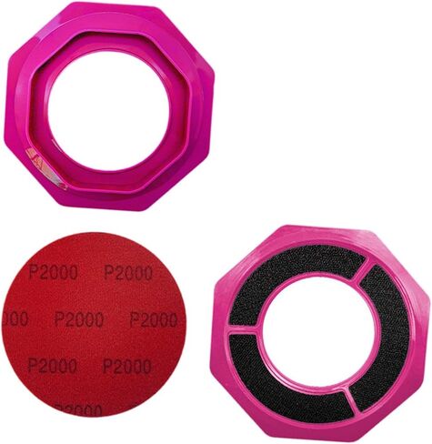 Universal Sanding Pad Holder, Surface Ball Stand, Ball Base, Holder Accessory Made of PP for Maintenance, Pink in Kuwait