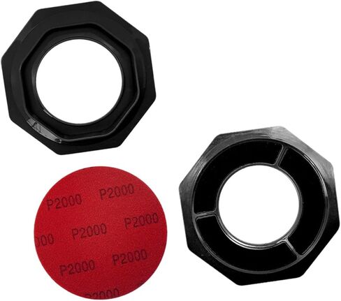 Universal Sanding Pad Holder, Surface Ball Stand, Ball Base, Holder Accessory Made of PP for Maintenance, Black in Kuwait