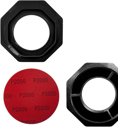 Universal Sanding Pad Holder, Surface Ball Stand, Ball Base, Holder Accessory Made of PP for Maintenance, Black in Kuwait