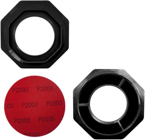 Universal Sanding Pad Holder, Surface Ball Stand, Ball Base, Holder Accessory Made of PP for Maintenance, Black in Kuwait