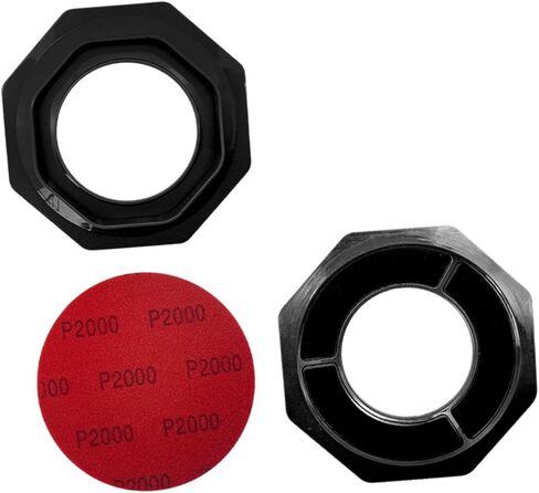 Universal Sanding Pad Holder, Surface Ball Stand, Ball Base, Holder Accessory Made of PP for Maintenance, Black in Kuwait