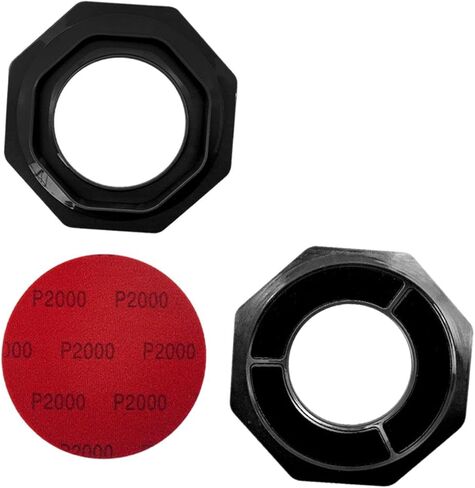 Universal Sanding Pad Holder, Surface Ball Stand, Ball Base, Holder Accessory Made of PP for Maintenance, Black in Kuwait