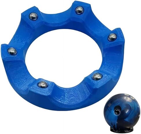 Bowling Ball Spinner, 360° Smooth Rotating Cup Holder with Bearings for Cleaning & Polishing, Universal Stand Display Rack, Portable Pro Maintenance Accessories in Saudi Arabia