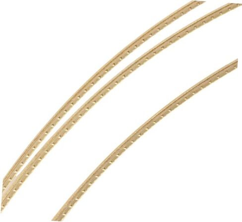Yardwe Golden 8ft Brass Guitar Fretwire 2.2mm Width Acoustic Guitar Replacement Fret Wire Sturdy and Fretwire for Guitarists in Saudi Arabia