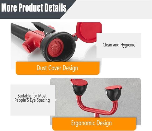 Handheld Eyewash, Mobile Eyewash Faucet Mounted Sink Fittings with Explosion-Proof Tube, Emergency Eyewash for Building Industries Harmful Substances Washin in Kuwait