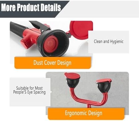 Handheld Eyewash, Mobile Eyewash Faucet Mounted Sink Fittings with Explosion-Proof Tube, Emergency Eyewash for Building Industries Harmful Substances Washin in Kuwait