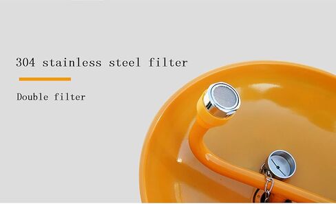 Emergency Eye Wash Faucet, Foot Operated Vertical Eye Washer, Laboratory Eye Wash with Linkage Flip Basin and Abs Coating in Kuwait