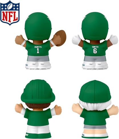 مجموعة إصدار خاص من الدوري الوطني لكرة القدم الأمريكية مرخصة رسميًا من Little People Collector Philadelphia Eagles، السلسلة 2 in Saudi Arabia