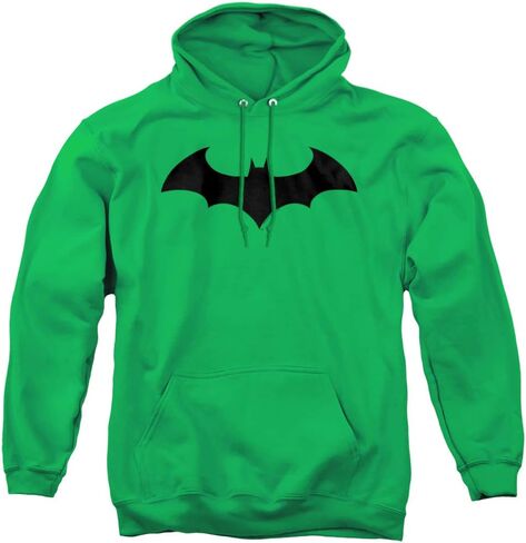Popfunk Classic Batman Bat Hush Logo Pull-Over Hoodie Sweatshirt in Saudi Arabia